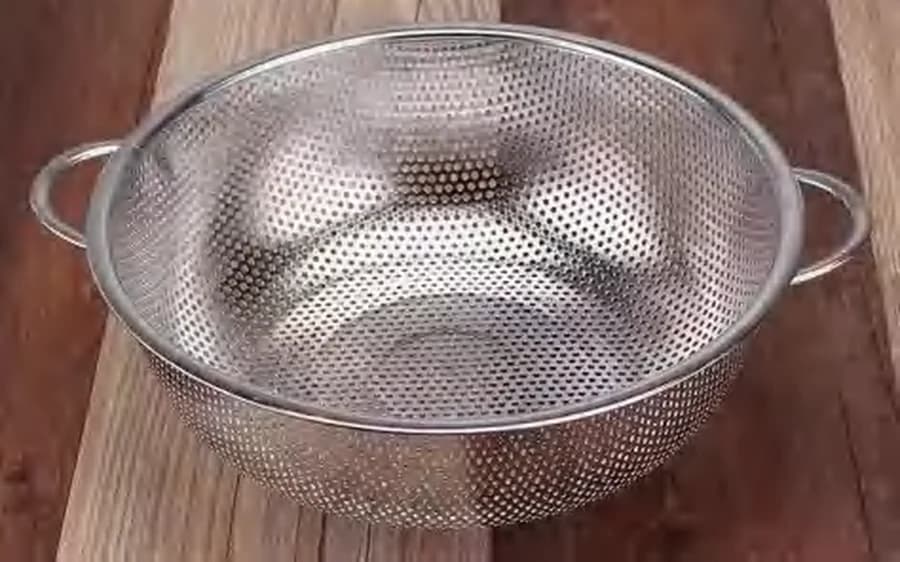 Cesto Escorredor Inox com Alças 22,5cm