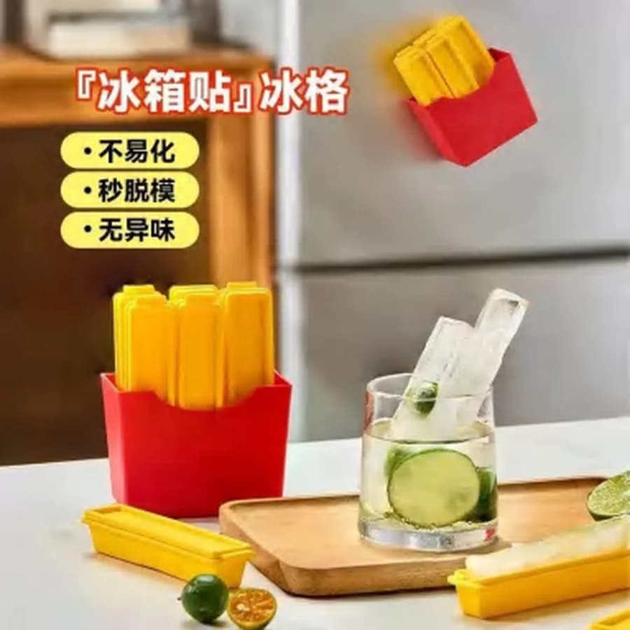 Forma de Gelo Batata Frita