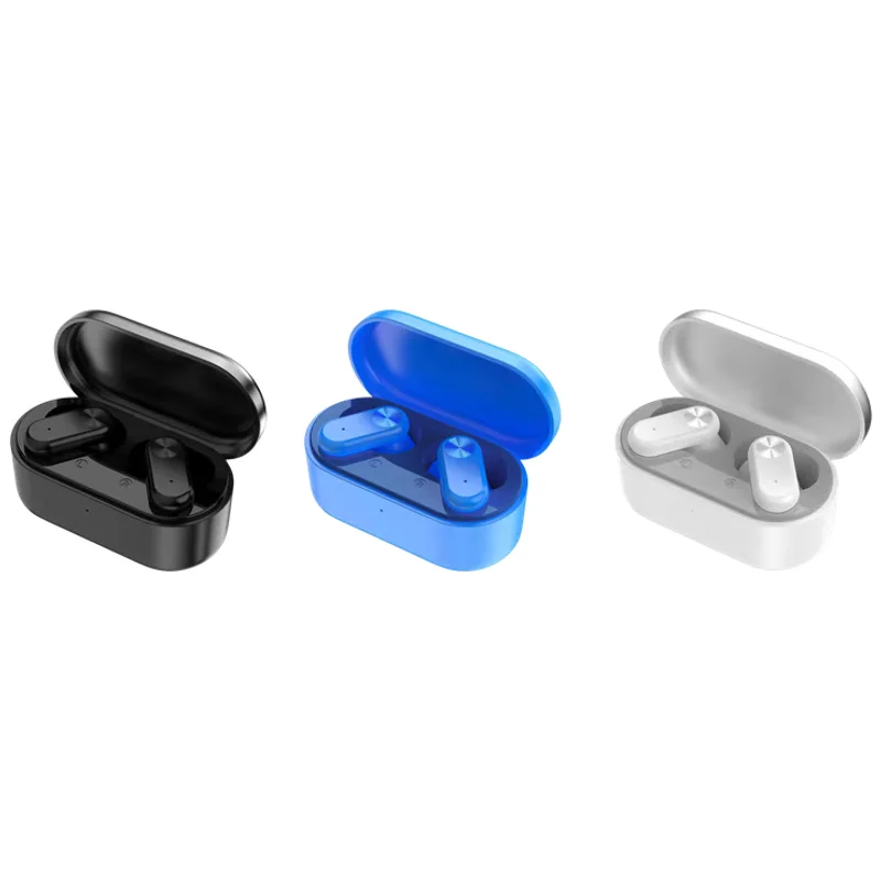 Fone de Ouvido Bluetooth 5.3 sem Haste com Estojo Oval