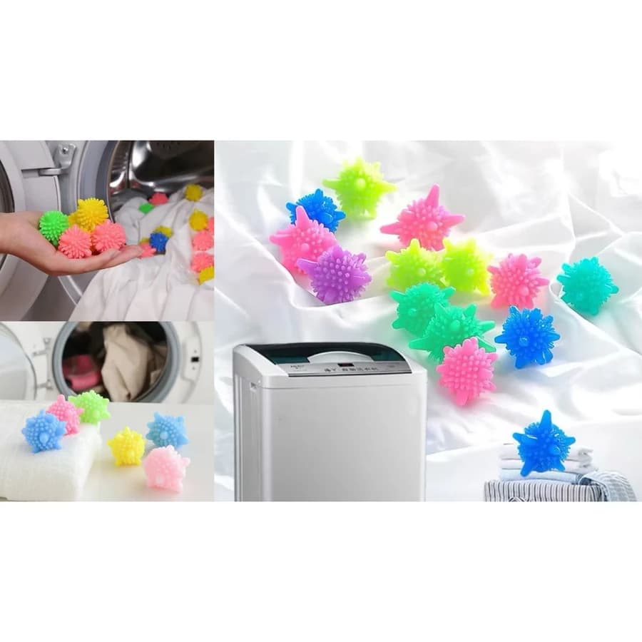 Kit c/ 10 Bolinhas Mágicas p/ Lavar Roupa