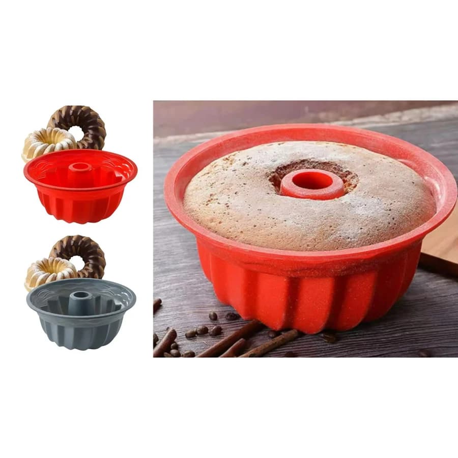 Forma de Bolo de Silicone 24x10cm