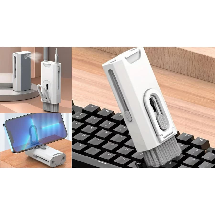 Escova de Teclado 8 em 1 Multifuncional
