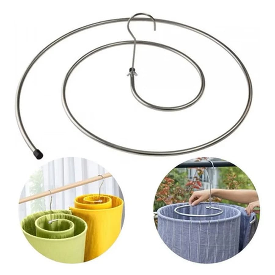 Varal Espiral 44x10cm (Branco)