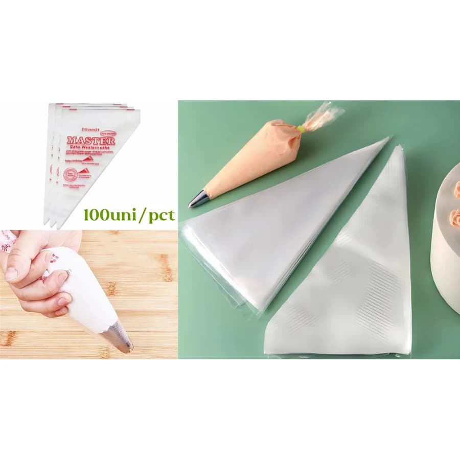 Kit c/ 100 Sacos Confeitaria (35x21x40cm)