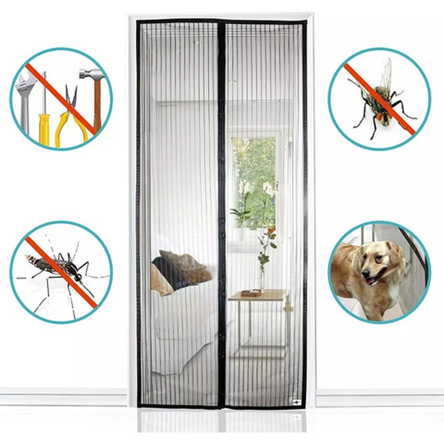 Cortina Tela Anti Insetos Magnético 2,1m x 1m