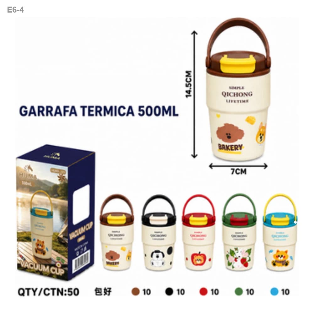 Garrafa Térmica 500ml com Alça