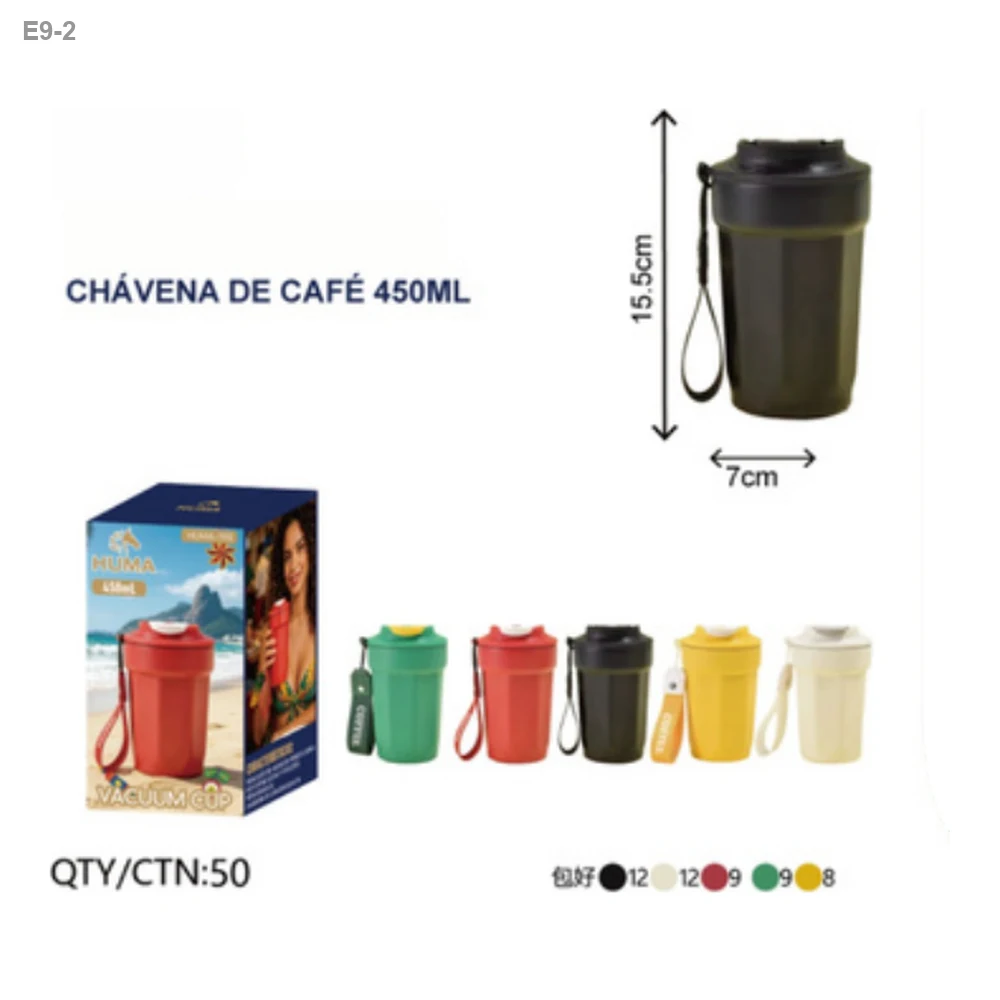 Copo Térmico para Café com Alça 450ml