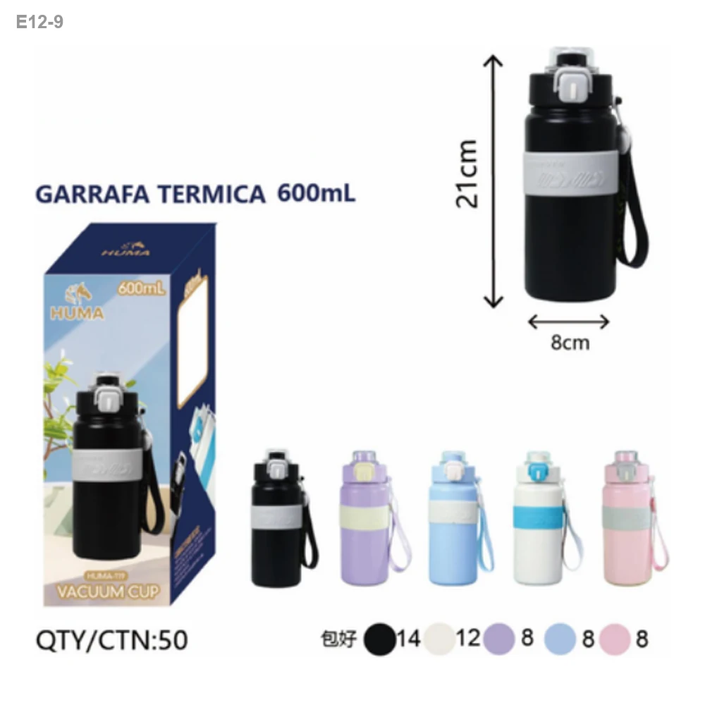 Garrafa Térmica 600ml com Alça