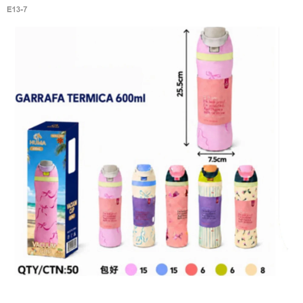 Garrafa Térmica 600ml Estampada