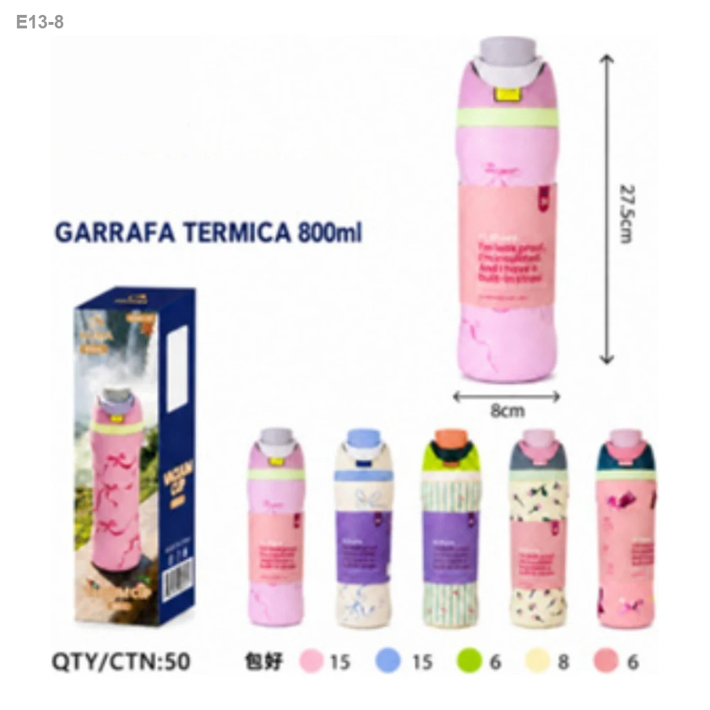 Garrafa Térmica 800ml Estampada