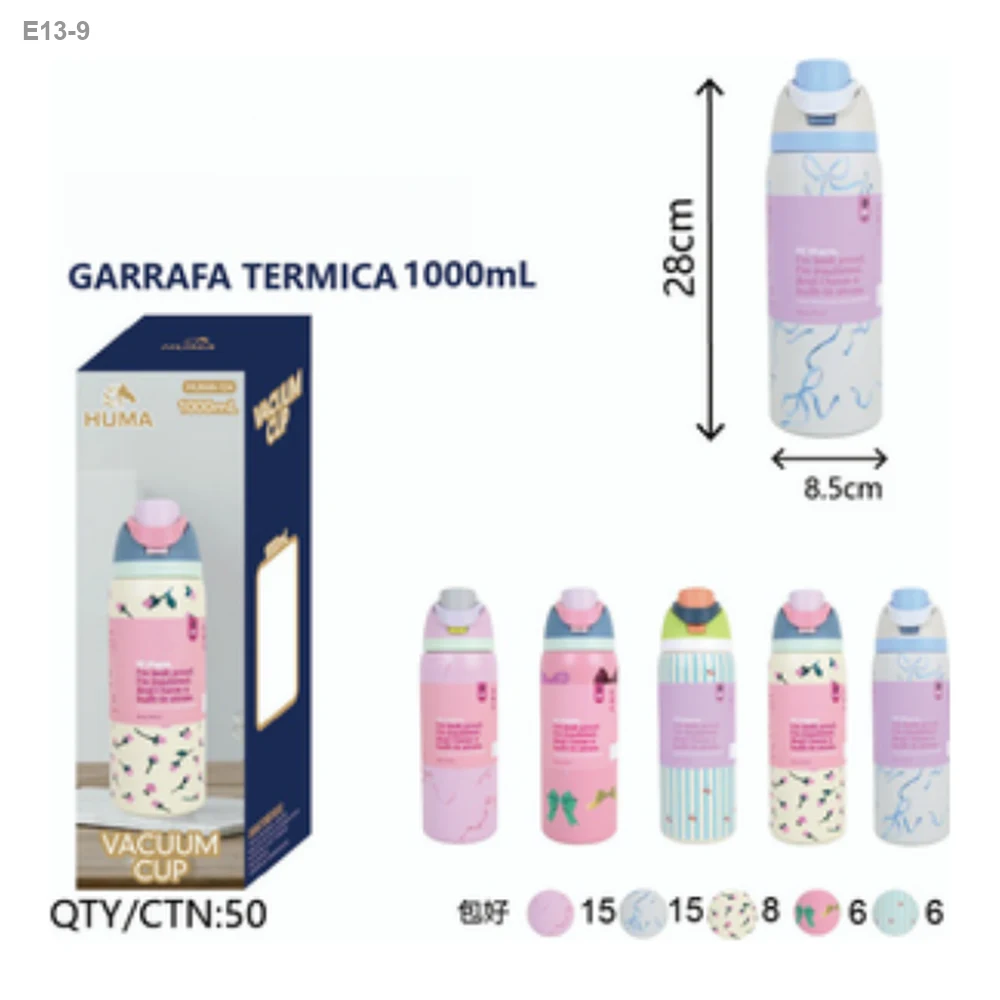 Garrafa Térmica 1000ml Estampada