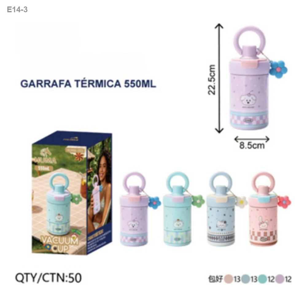 Garrafa Térmica Infantil 550ml com Alça