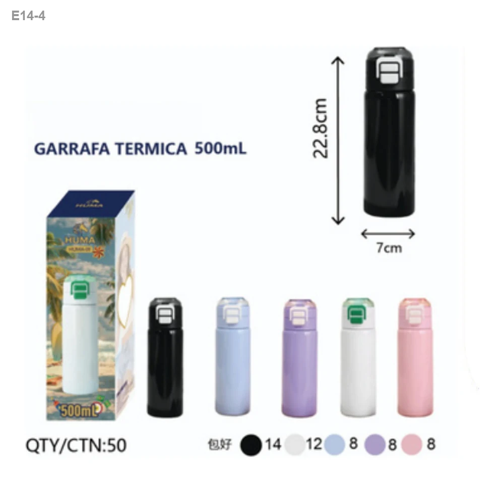 Garrafa Térmica 500ml com Trava