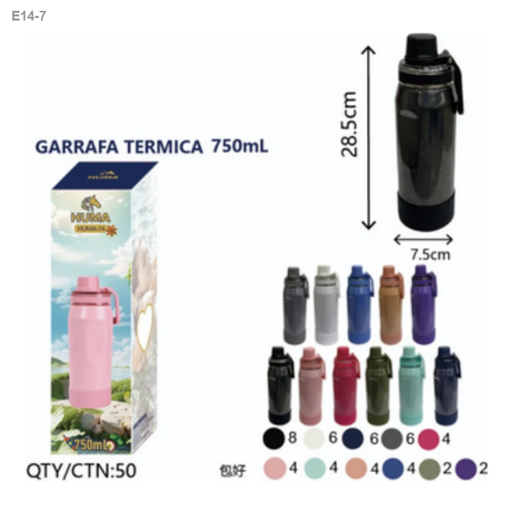 Garrafa Térmica Esportiva 750ml