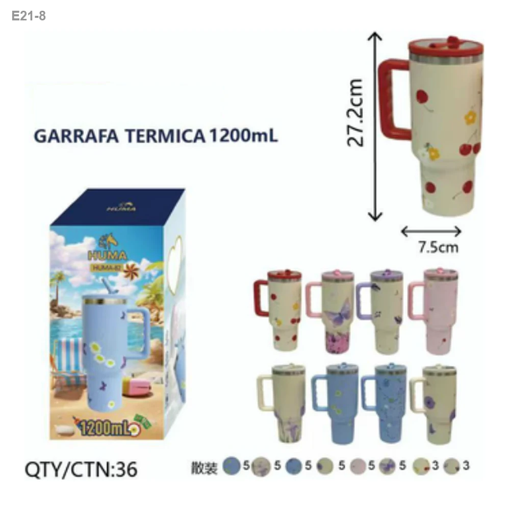 Copo Térmico com Alça 1200ml Estampado