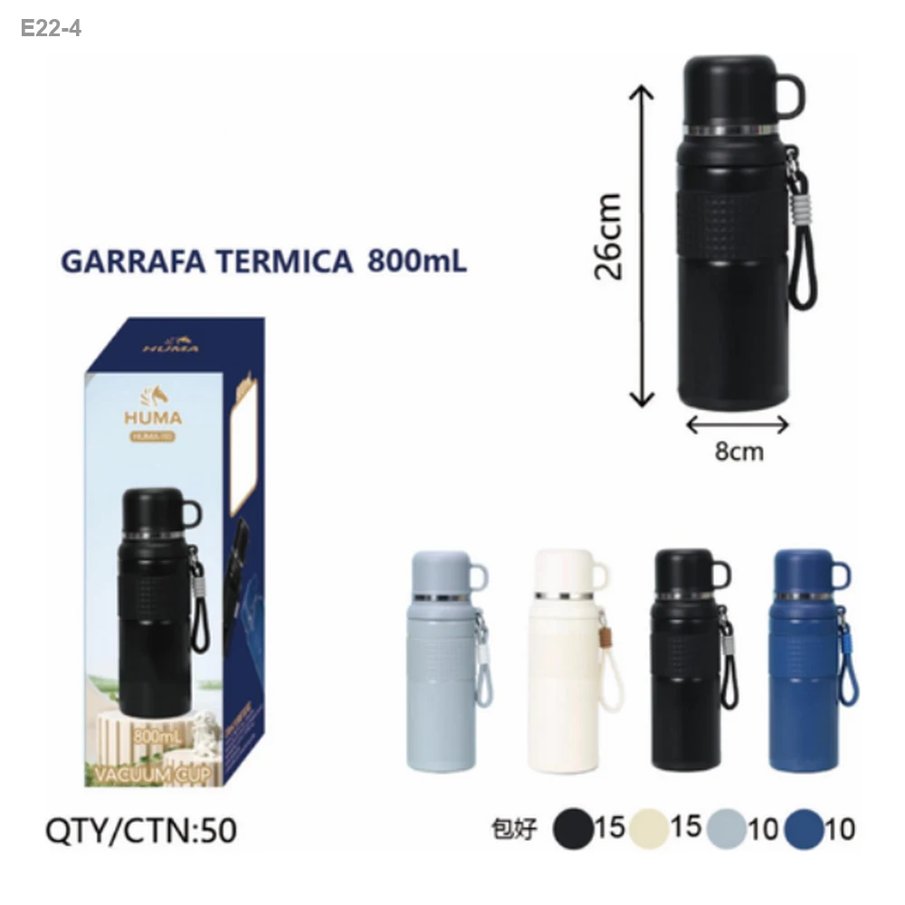Garrafa Térmica 800ml com Alça
