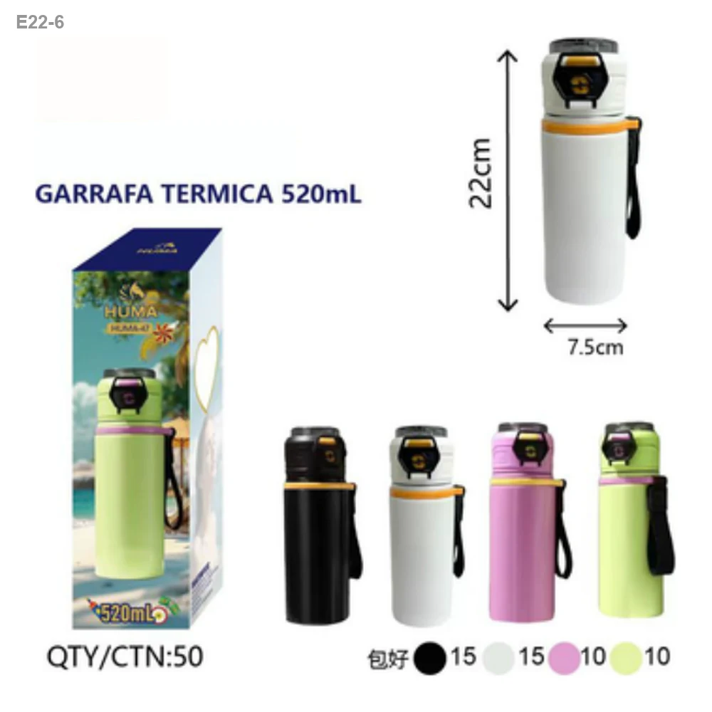 Garrafa Térmica 520ml com Capa