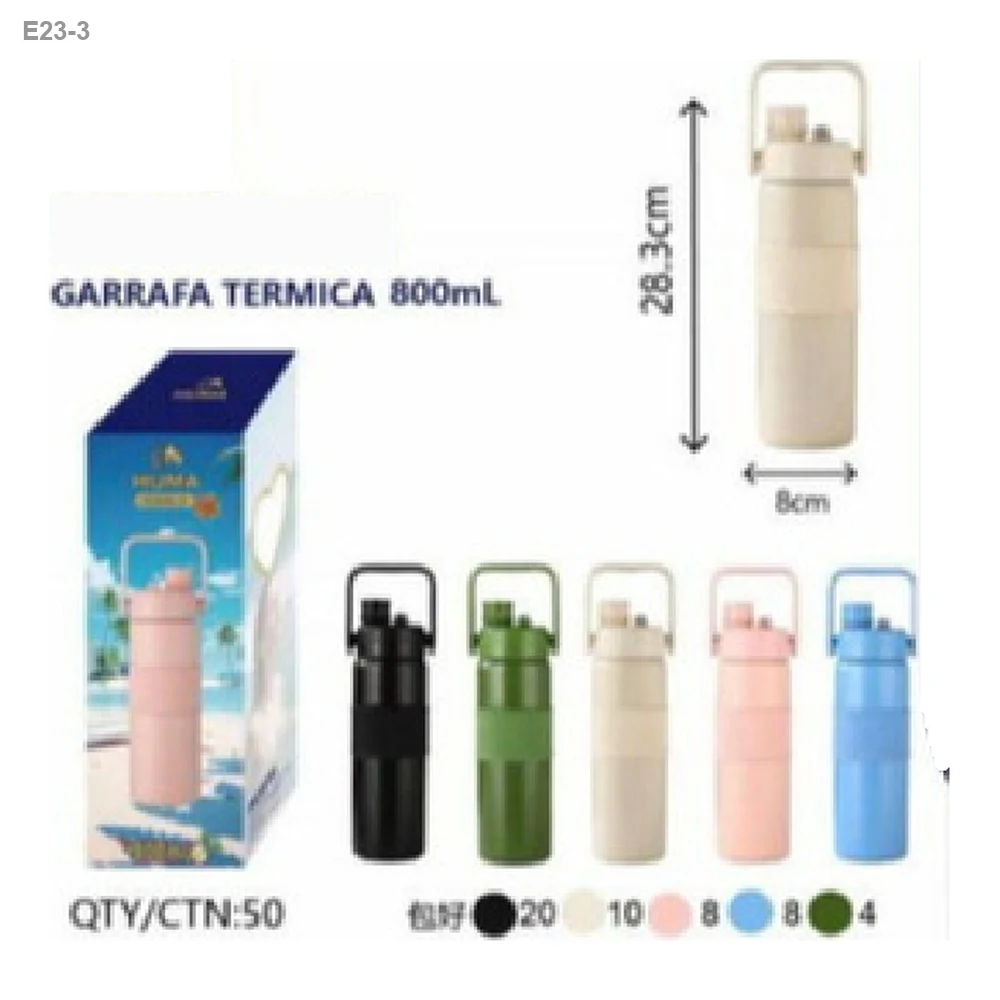 Garrafa Térmica 800ml com Alça