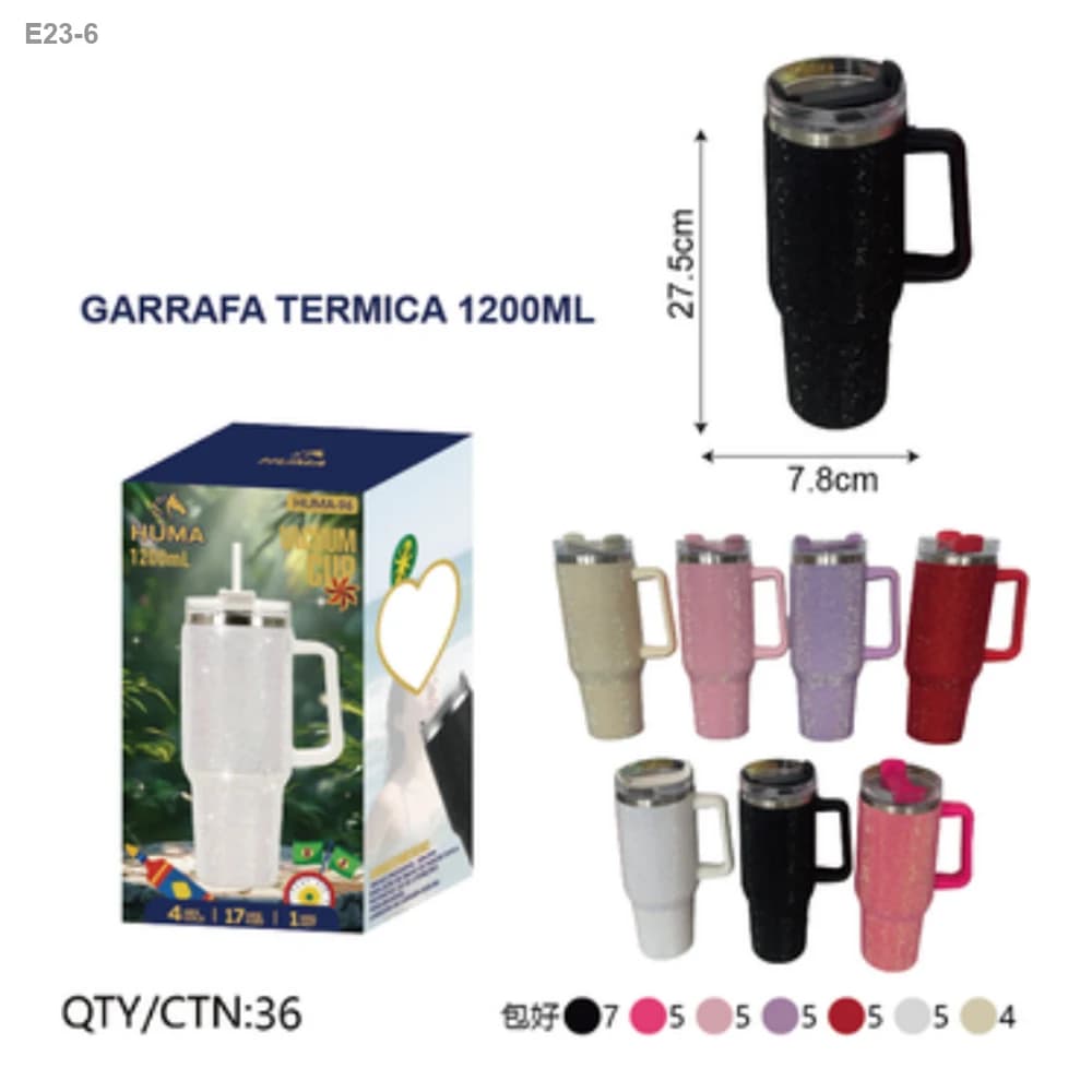 Copo Térmico com Alça 1200ml Premium