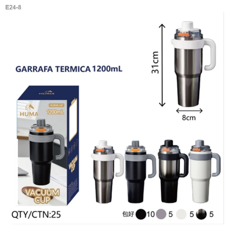 Copo Térmico com Alça 1200ml Inox