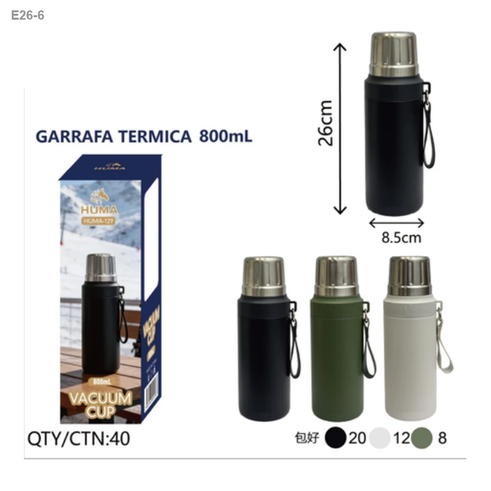 Garrafa Térmica 800ml Inox