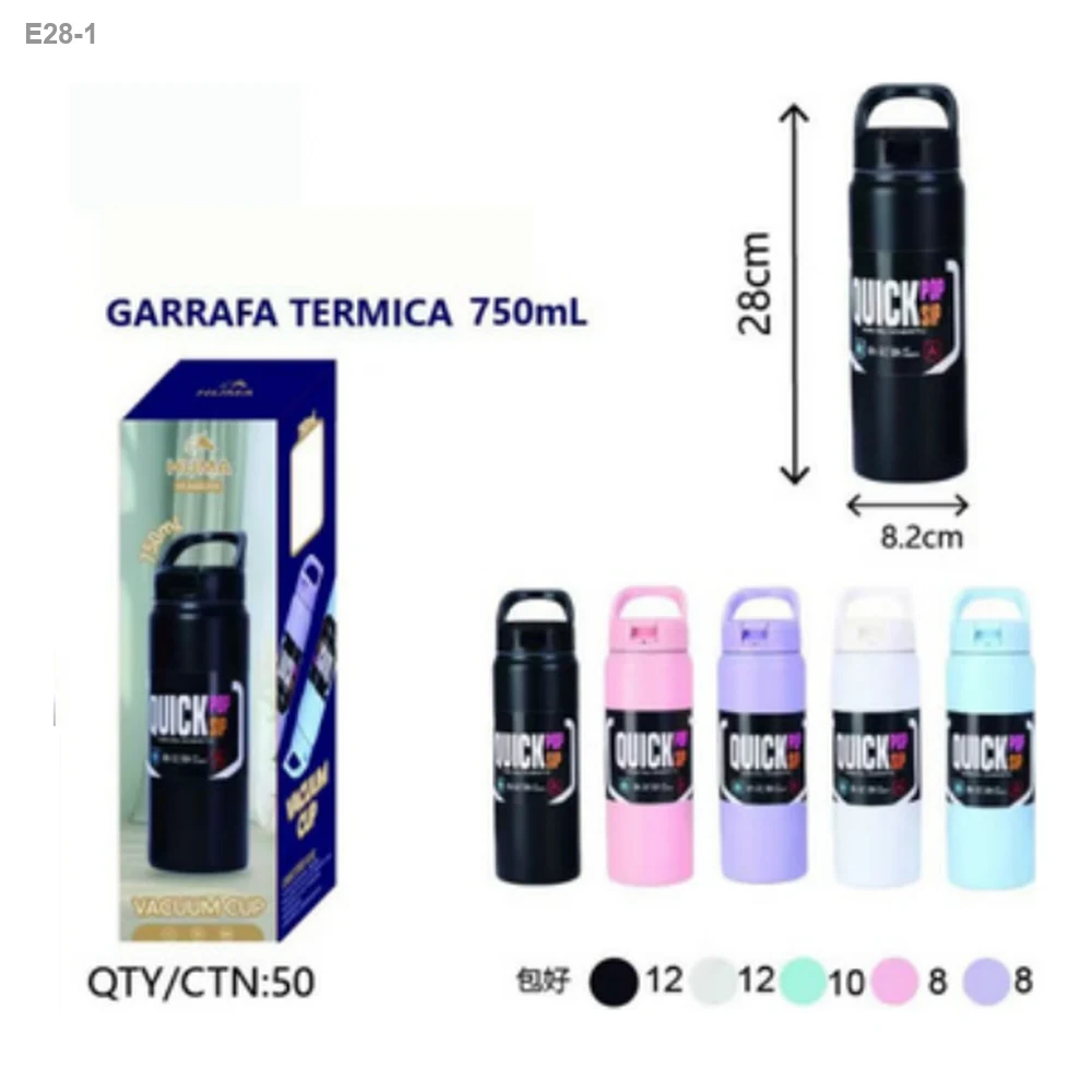 Garrafa Térmica 750ml Estampada