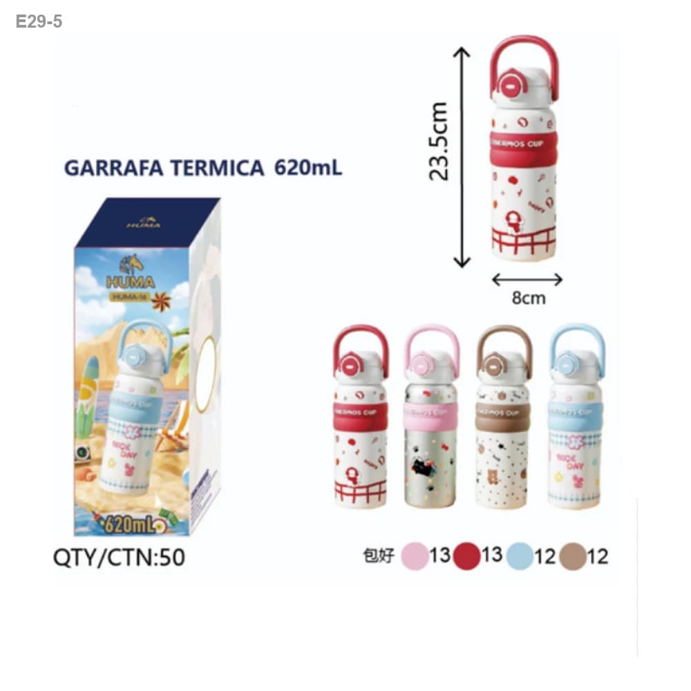 Garrafa Térmica 620ml com Alça