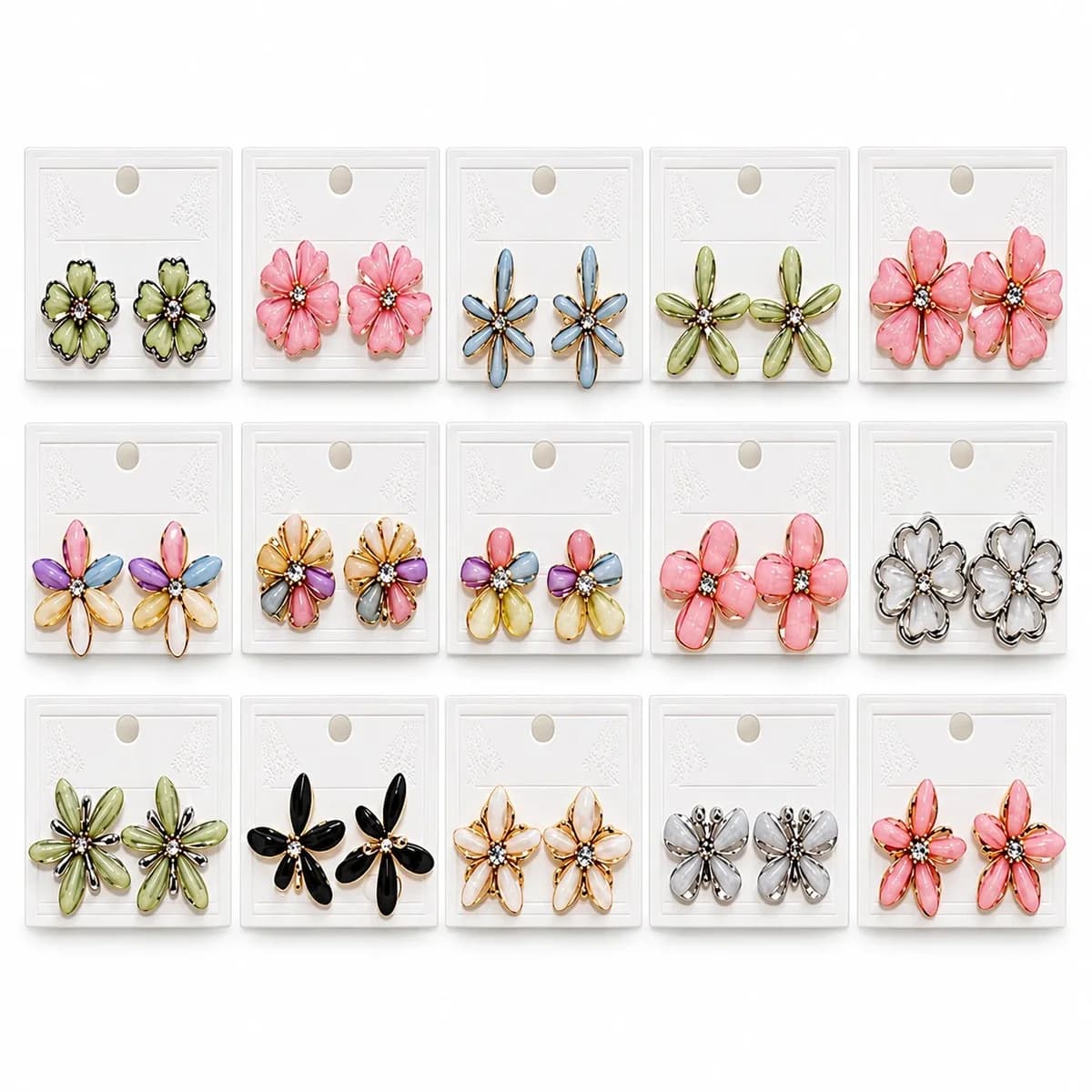 Brinco Feminino Floral Sortido
