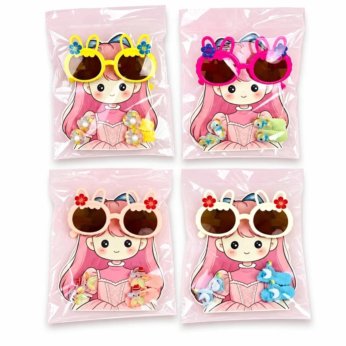 Kit Infantil Óculos e Presilhas