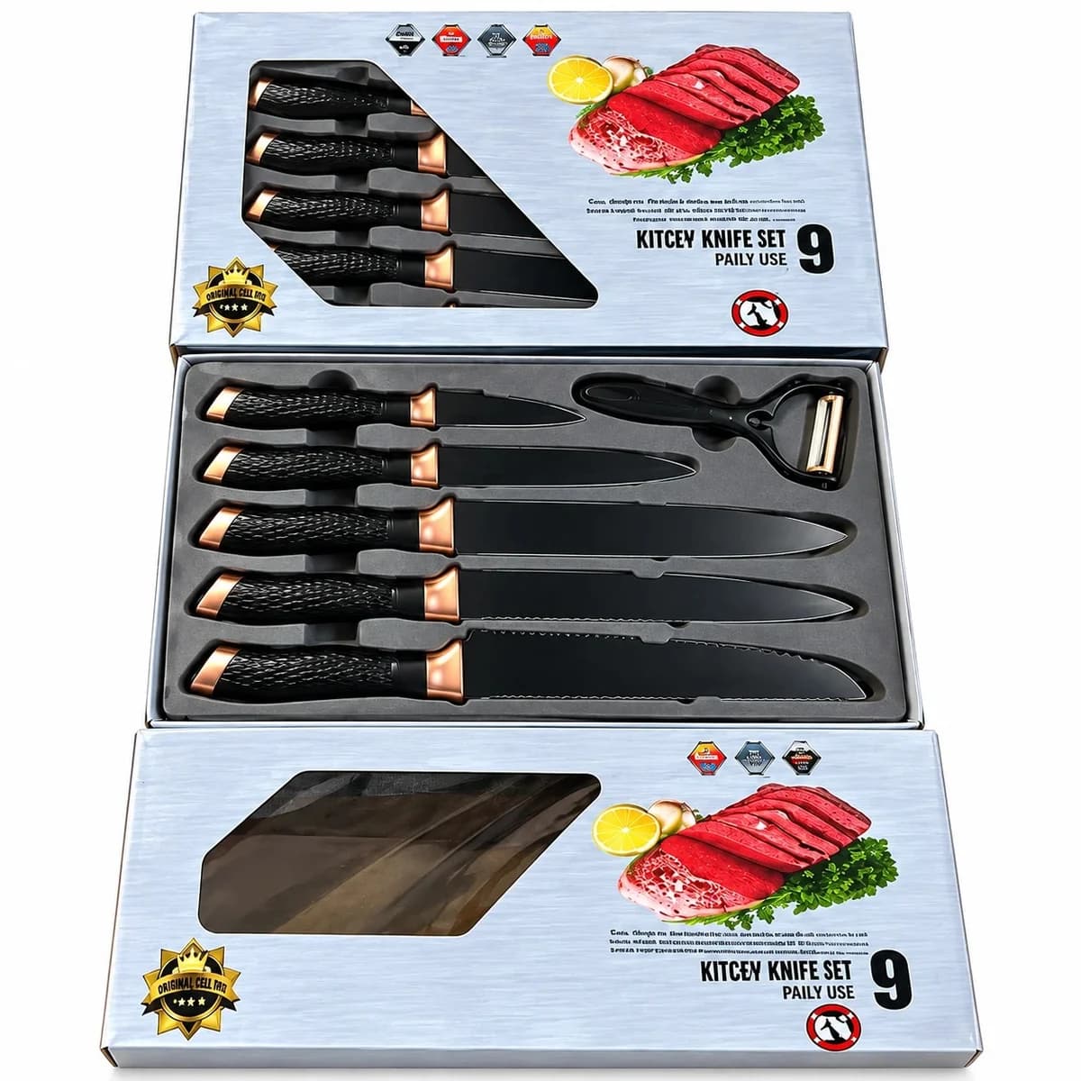 Conjunto de Facas 9 Peças