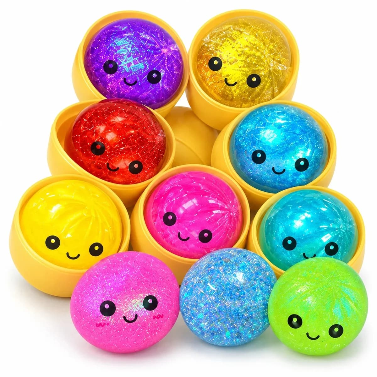 Bolinha Antiestresse com Glitter