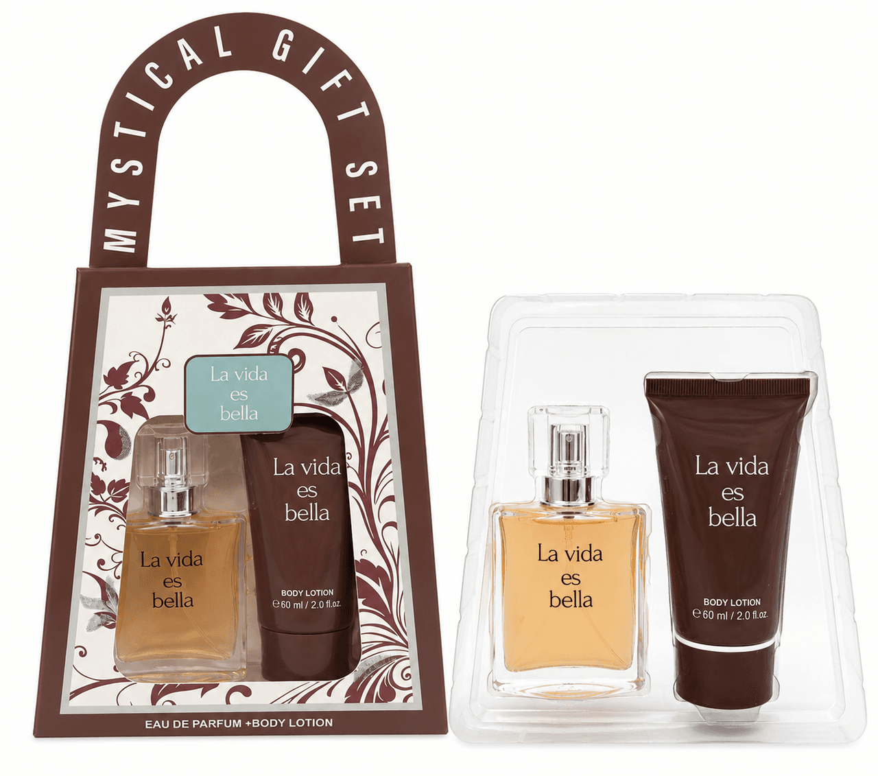 Kit Presente La Vida Es Bella com Eau de Parfum + Body Lotion 60 ml