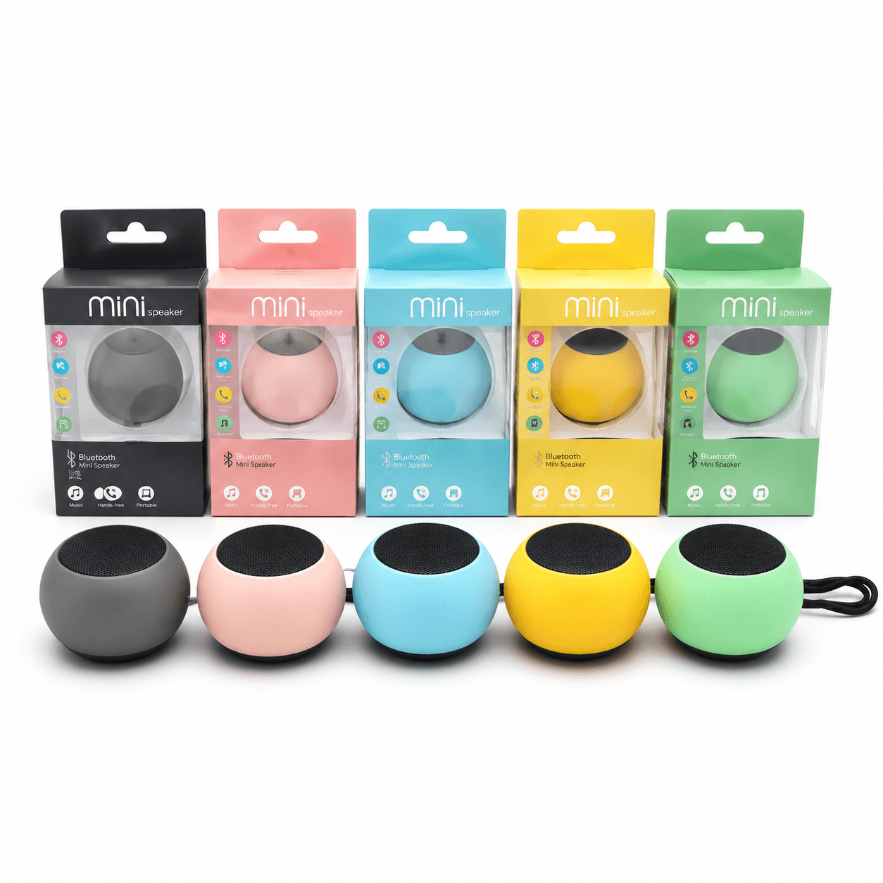 Caixinha Som Bluetooth Tws Metal Mini Speaker Amplificada 3w