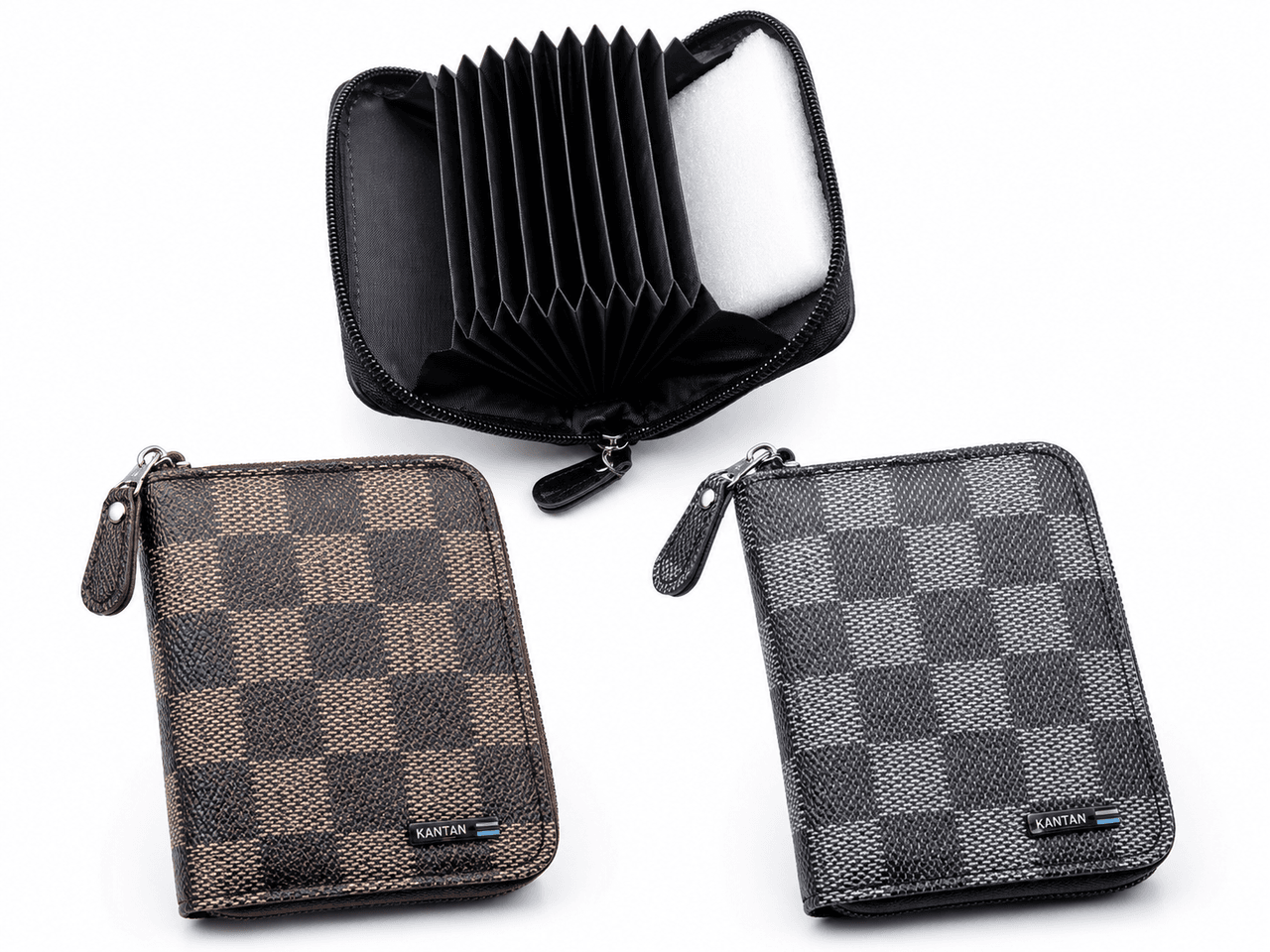 Porta-Cartões com Zíper e Divisórias – Modelo YT-C5854